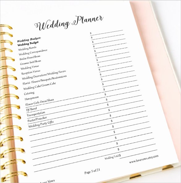 Wedding Planner Template Free Inspirational 30 Wedding Planner Samples Word Psd Pages