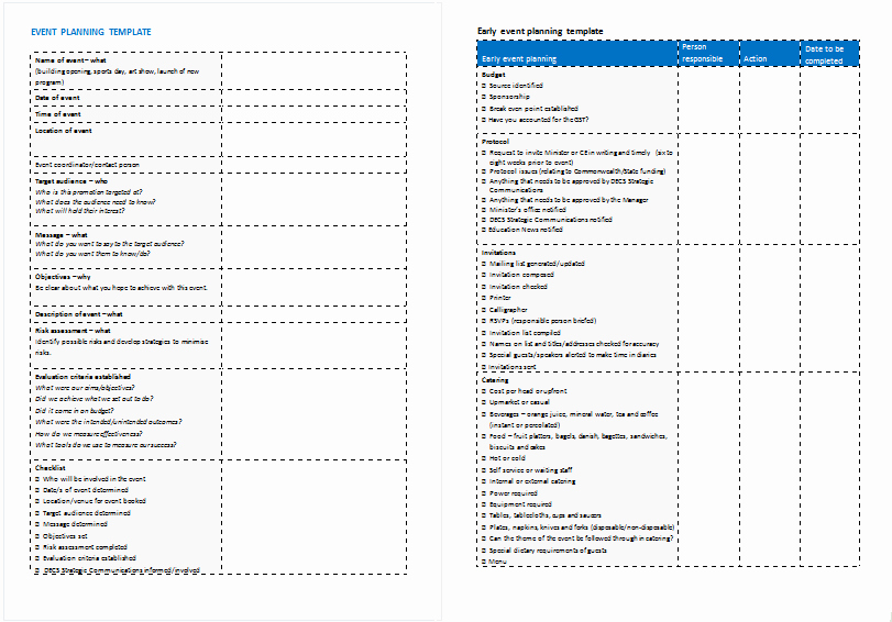 Wedding Planner Template Word Beautiful event Planning Template Easy Way to Plan events