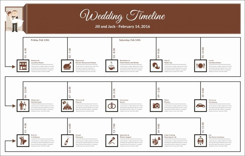 Wedding Planner Timeline Template Best Of 30 Wedding Timeline Templates Psd Ai Eps Pdf Word