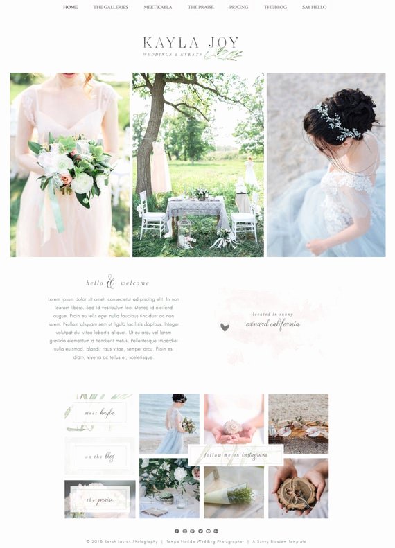 Wedding Planner Website Template Inspirational Wix Website Template Wedding Planner Website event Planner