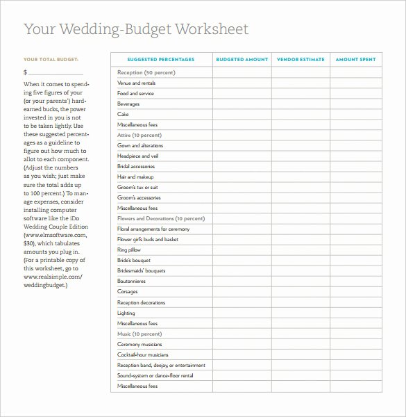 Wedding Planning Budget Template New 17 Wedding Template Doc Excel Pdf Psd Indesign