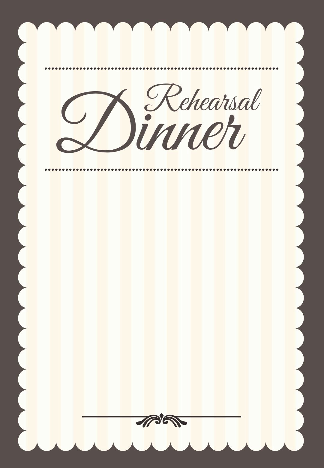 Wedding Rehearsal Dinner Invitation Template Elegant Stamped Rehearsal Dinner Free Printable Rehearsal Dinner