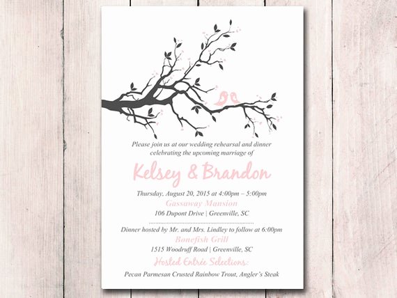 Wedding Rehearsal Dinner Invitation Template Fresh Rehearsal Dinner Invitation Template Printable Wedding