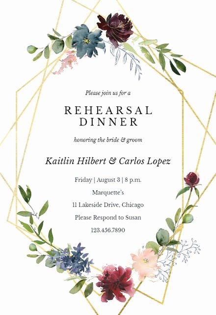 Wedding Rehearsal Dinner Invitation Template Inspirational Rehearsal Dinner Invitation Templates Free