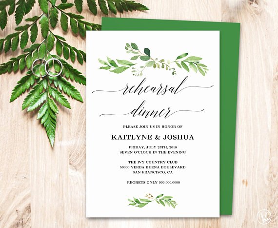 Wedding Rehearsal Dinner Invitation Template Inspirational Wedding Rehearsal Dinner Invitation Card Template Printable