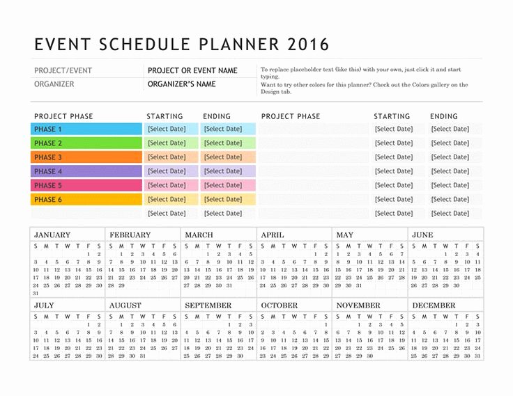 Wedding Schedule Of events Template Luxury Free Digital or Printable Calendar Templates for Microsoft