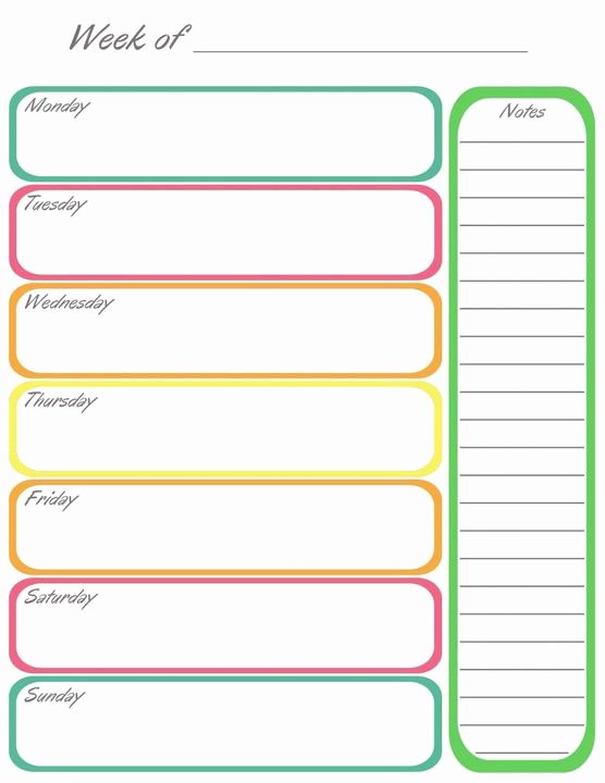 Week Day Schedule Template Inspirational Diy Home Sweet Home Home Management Binder Pleted