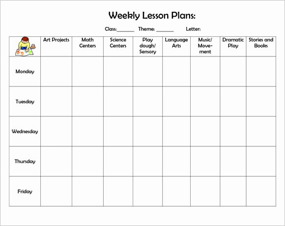 Week Lesson Plan Template Awesome Free 8 Weekly Lesson Plan Samples In Google Docs