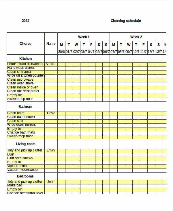 Week Schedule Template Excel Awesome Excel Weekly Schedule Templates 8 Free Excel Documents