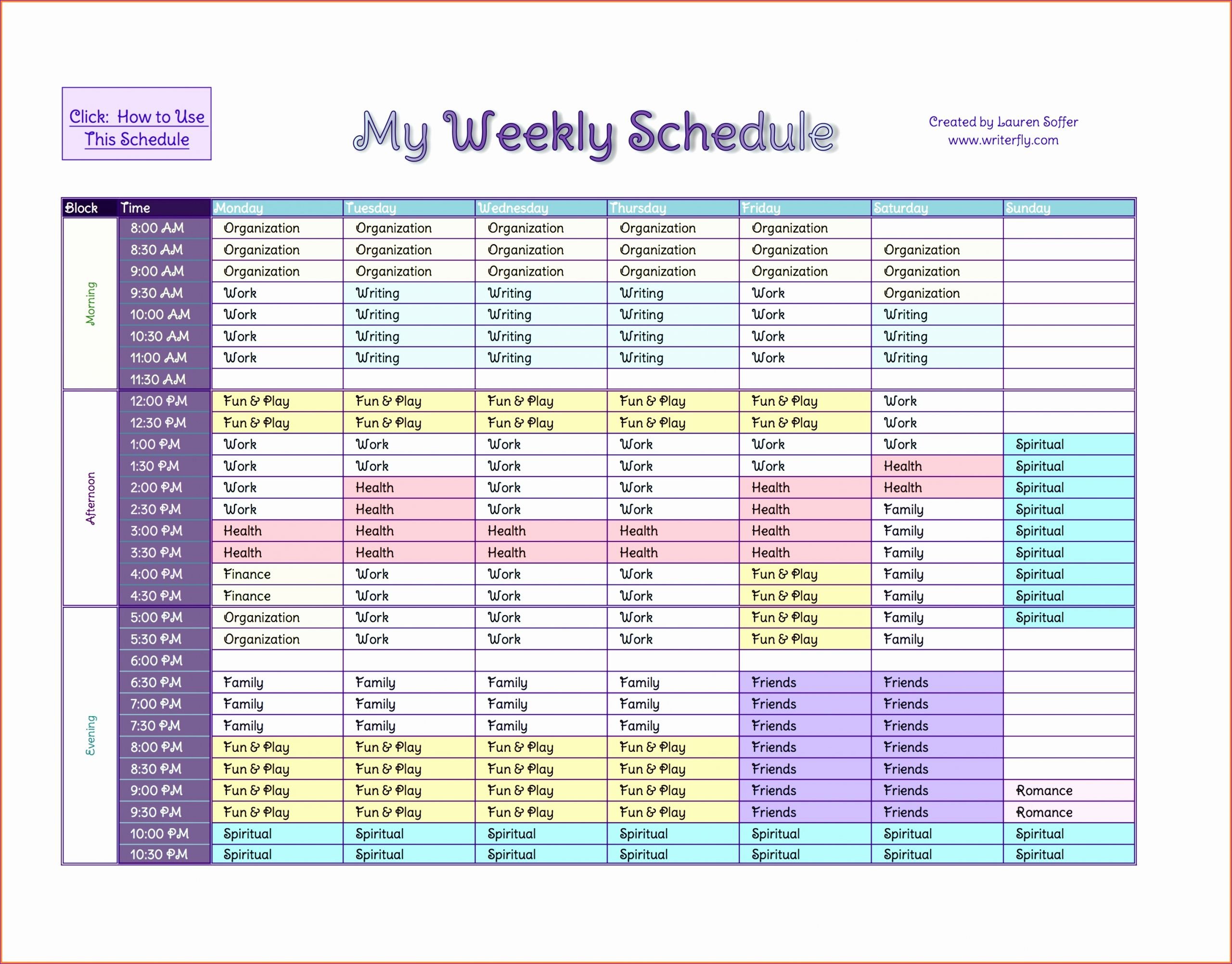 Week Schedule Template Excel Fresh 8 Hourly Gantt Chart Excel Template Exceltemplates
