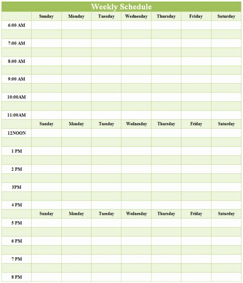 Week Schedule Template Excel New New Blog Templates Hongkiat Useful Microsoft