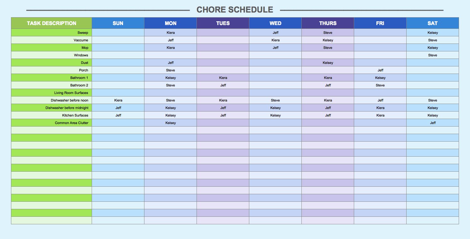 Week Schedule Template Excel New Printable Calendar Roster