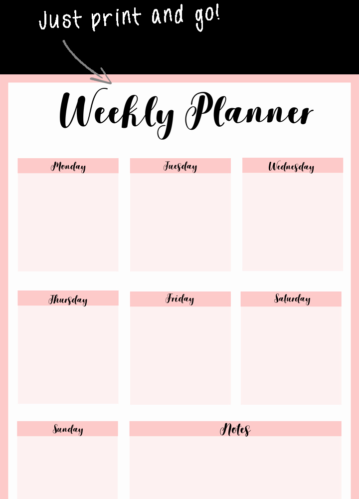 Weekly Monthly Planner Template Luxury 12 Free Printable Weekly Planner Pdf Templates [2018]