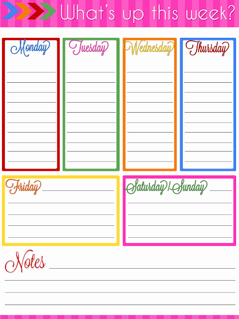 Weekly Schedule Planner Template Lovely Ultimate Planner Notebook Add Weekly Planner Printable