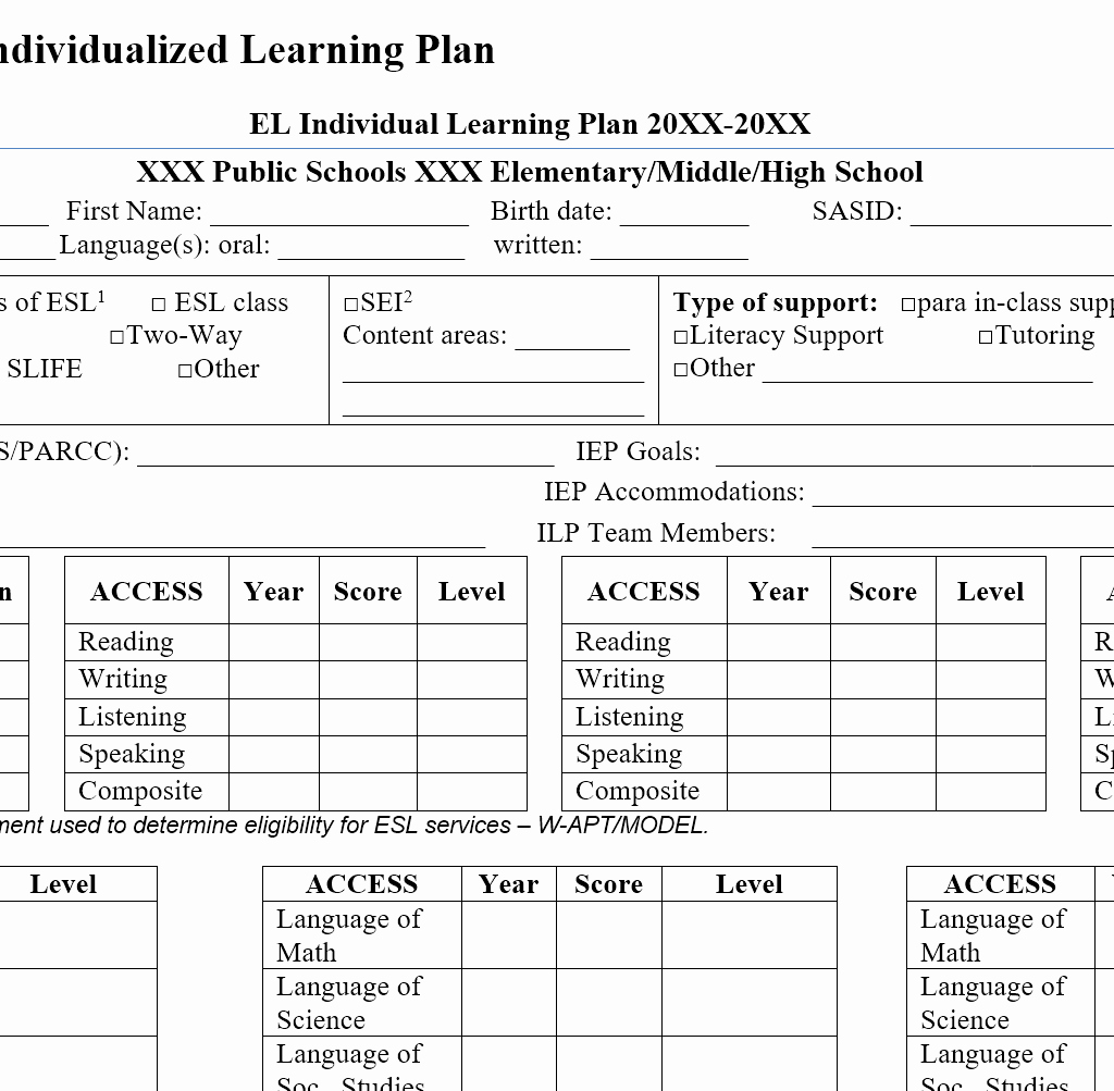 Wida Lesson Plan Template Beautiful Ell Learning Plan Lessonpick