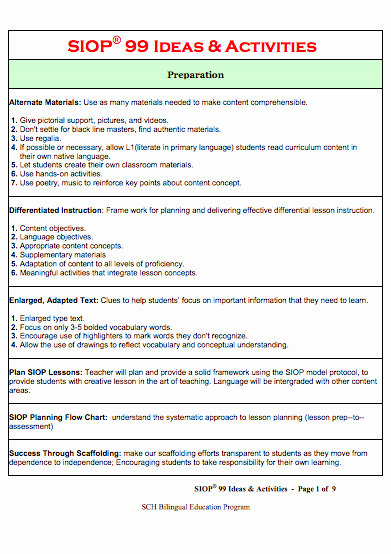 Wida Lesson Plan Template New Here S A Set Of 99 Ideas and Activities for Use In the