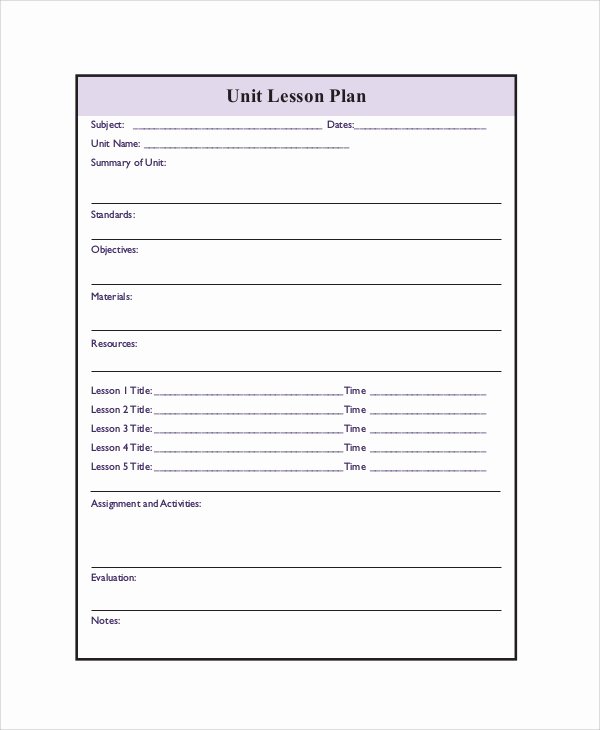 Word Lesson Plan Template Luxury Lesson Plan Template 22 Free Word Pdf Documents