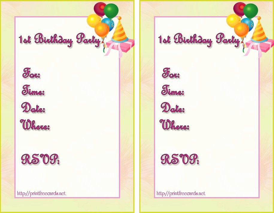 Word Party Invitation Template Elegant Birthday Invitation Templates Birthday Invitation