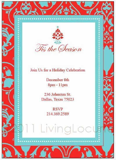 Word Party Invitation Template Fresh Christmas Party Printable Invitation Templates Free