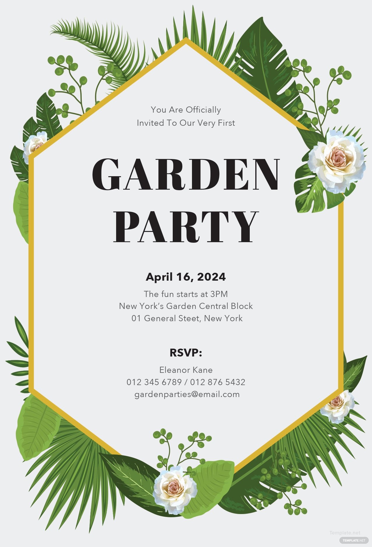 Word Party Invitation Template Unique Free Garden Party Invitation Template In Microsoft Word