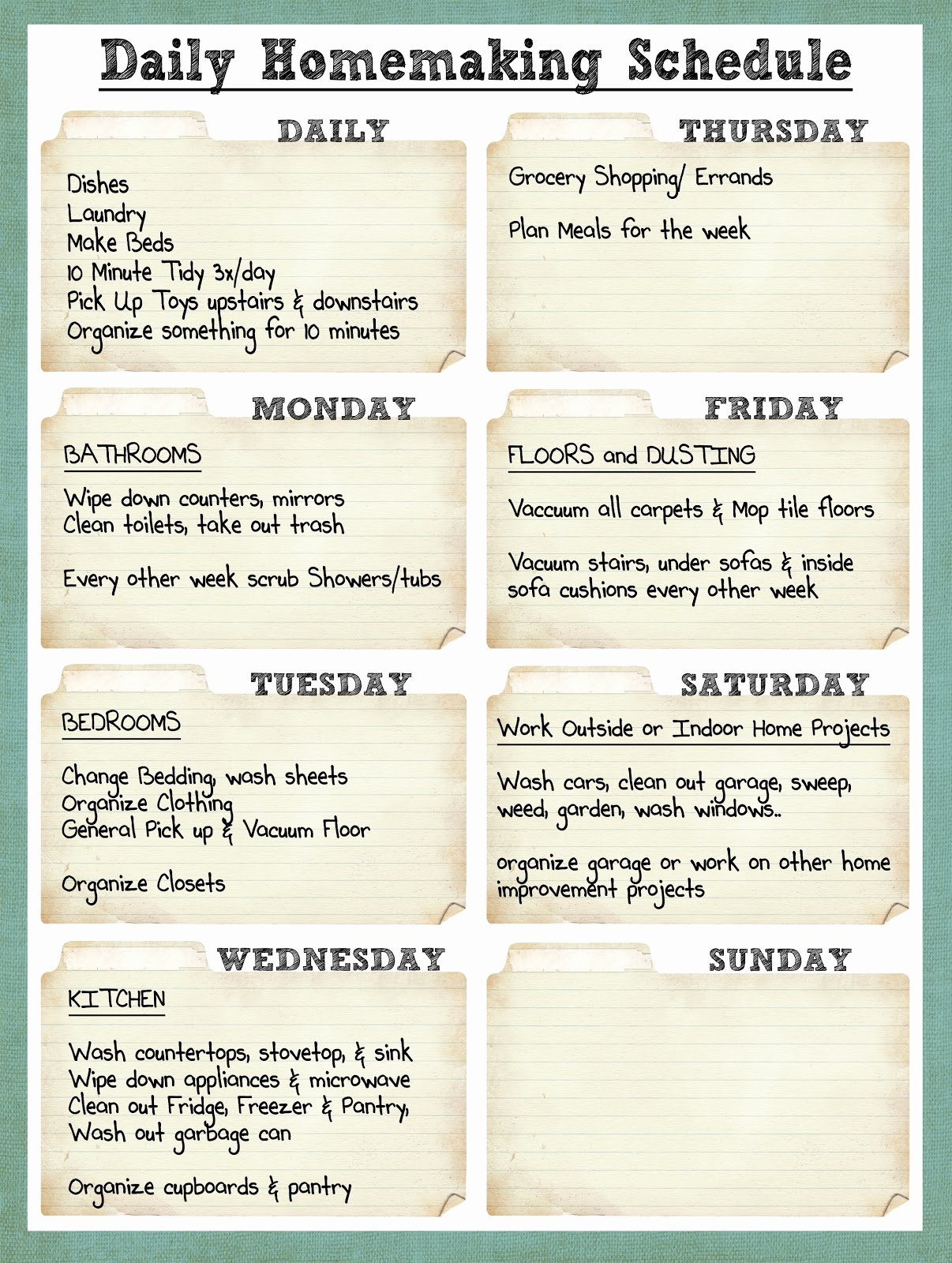 Work Cleaning Schedule Template Awesome Smile Like You Mean It Cleaning Schedule