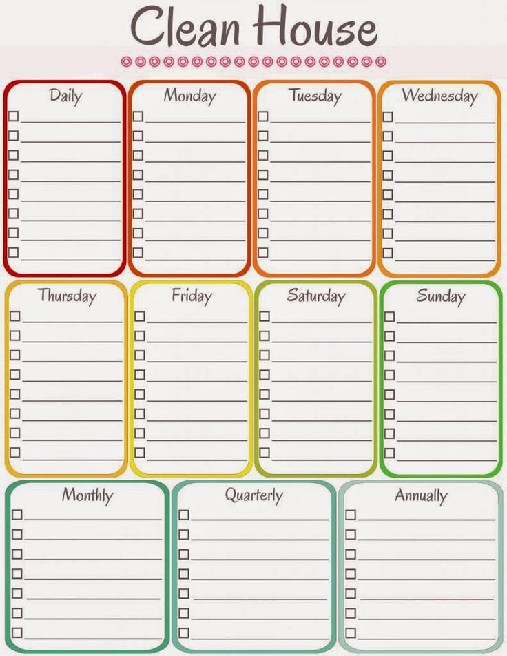 Work Cleaning Schedule Template Best Of Amy S Notebook 5 Printable Cleaning Schedules