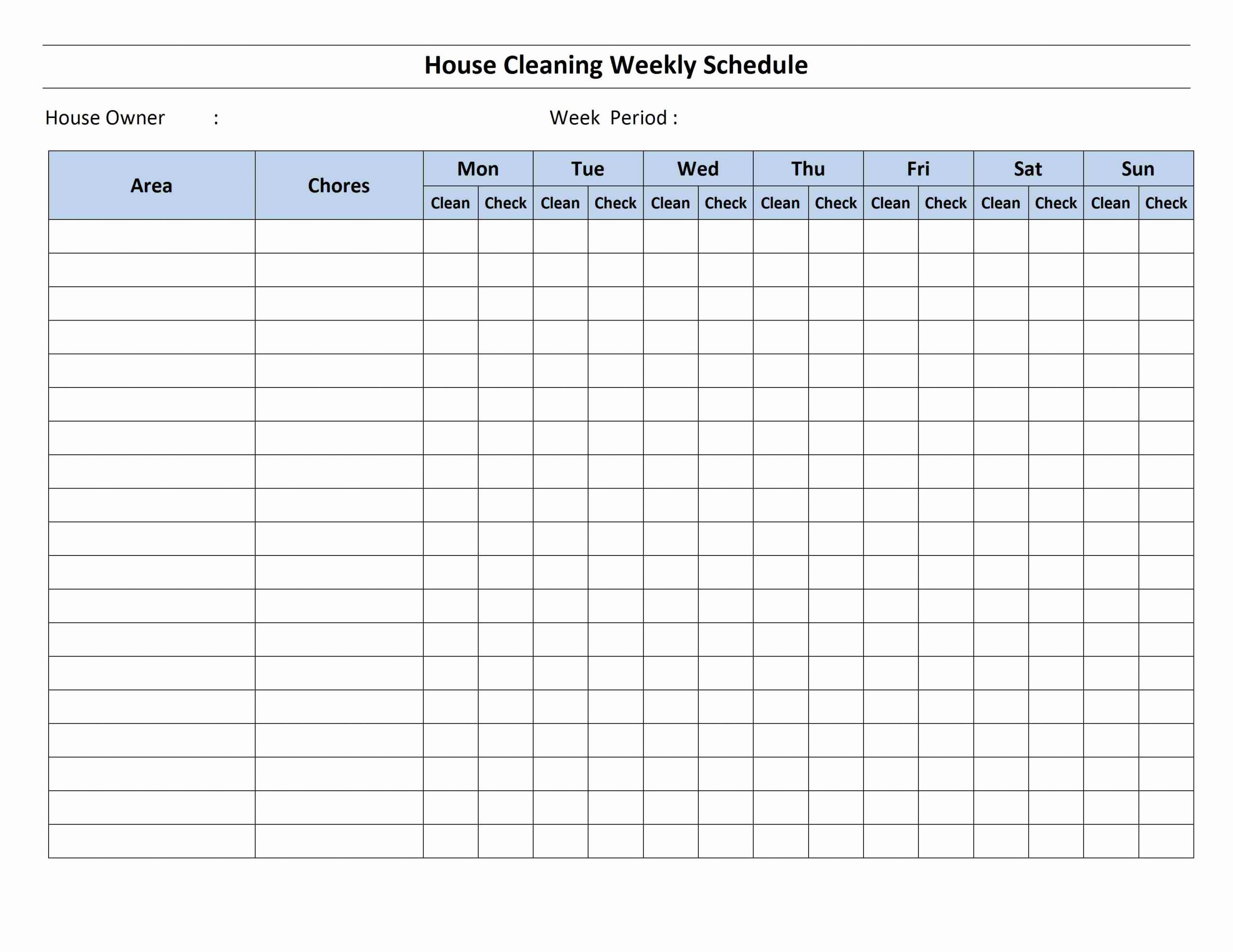 Work Cleaning Schedule Template Inspirational Schedule Word Templates Free Word Templates