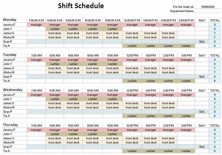 Work Hour Schedule Template New 24 Hour Shift Schedule Template – Planner Template Free