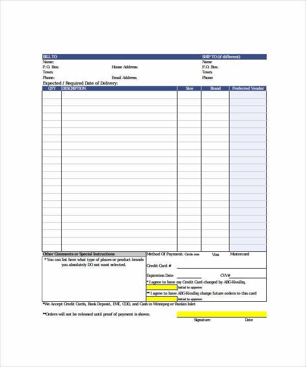 Work order form Template Free Awesome order form Template 23 Download Free Documents In Pdf