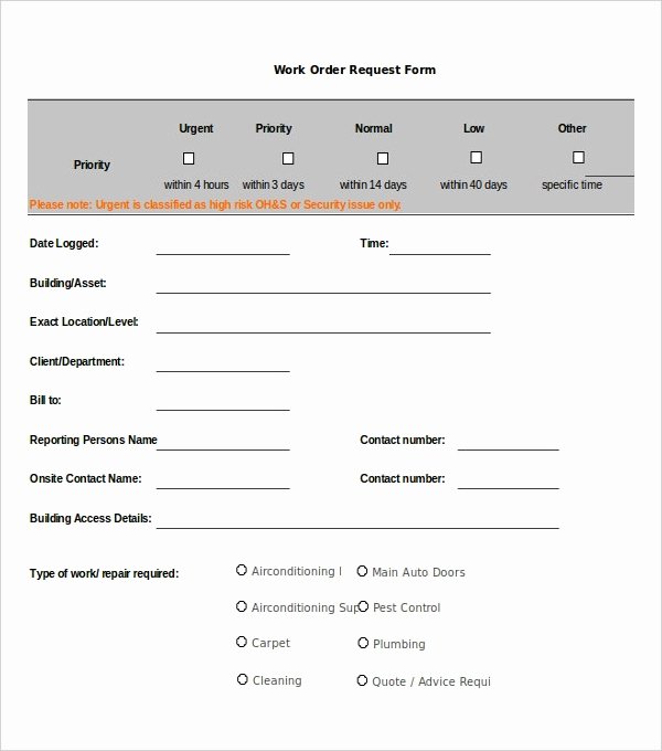 Work Request form Template Beautiful 14 order Templates Ai Psd Google Docs