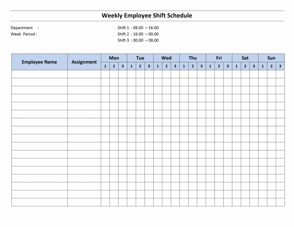 Work Schedule Calendar Template Inspirational Weekly 8 Hour Shift Schedule