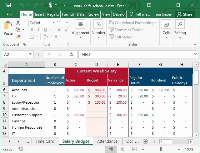 Work Schedule Template Excel Beautiful Tips &amp; Templates for Creating A Work Schedule In Excel