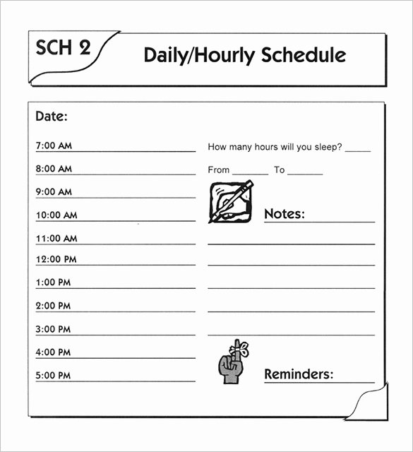 Work Schedule Template Word Unique 19 Daily Work Schedule Templates &amp; Samples Docs Pdf