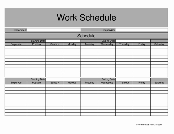 Work Week Schedule Template Best Of 15 Best Of Work Schedule Worksheet College