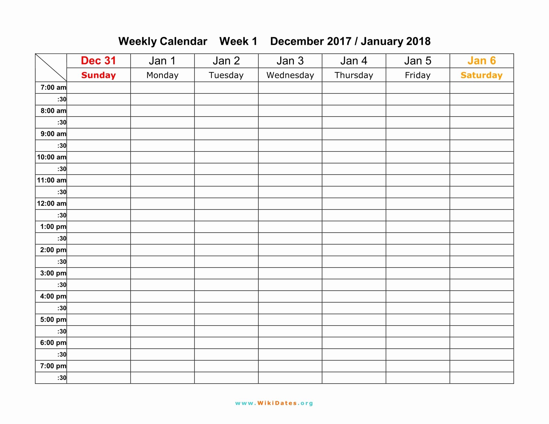 Work Week Schedule Template Best Of Weekly Calendar Download Weekly Calendar 2017 and 2018