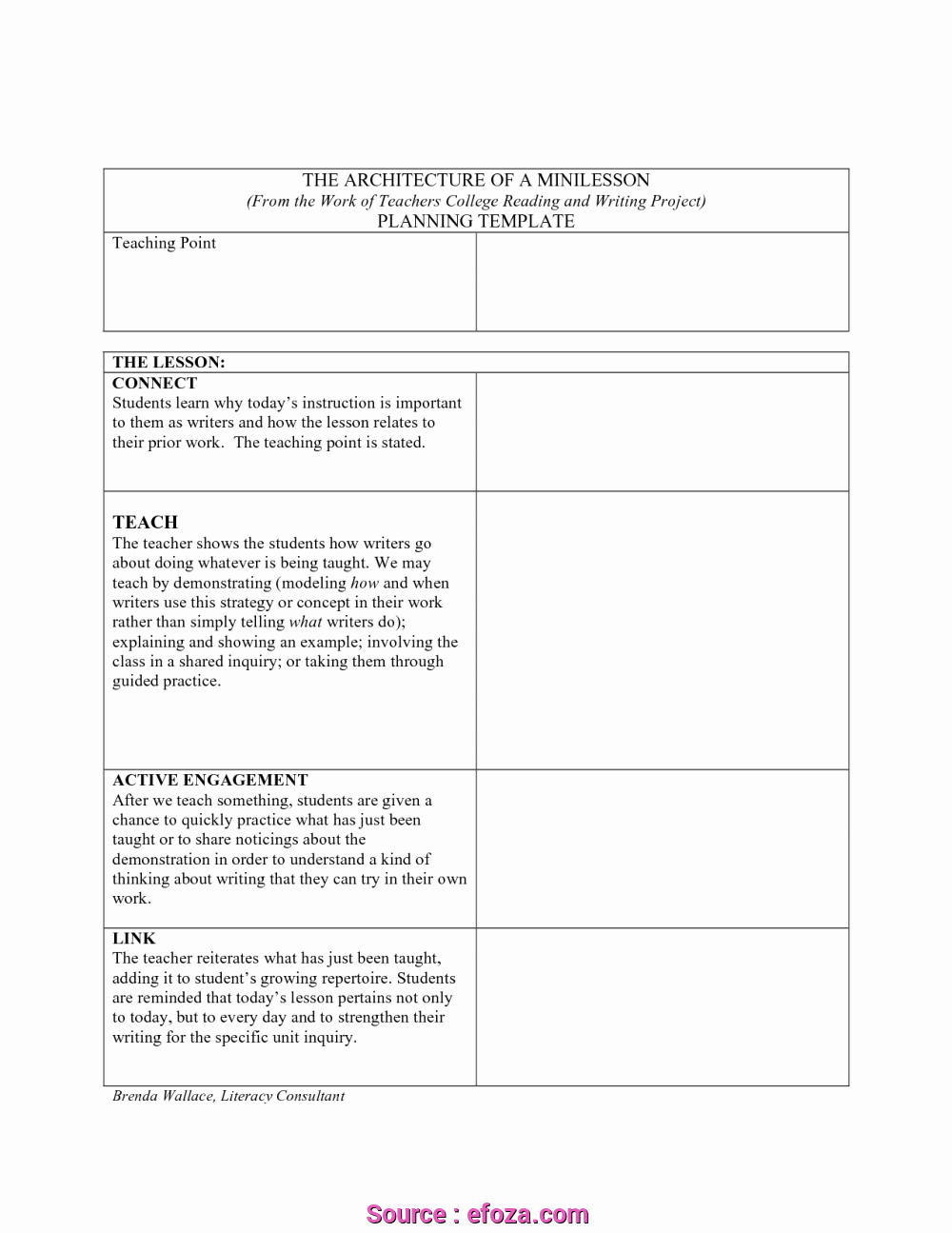 Workshop Lesson Plan Template New 6 Practical Reading Writing Workshop Lesson Plan Template