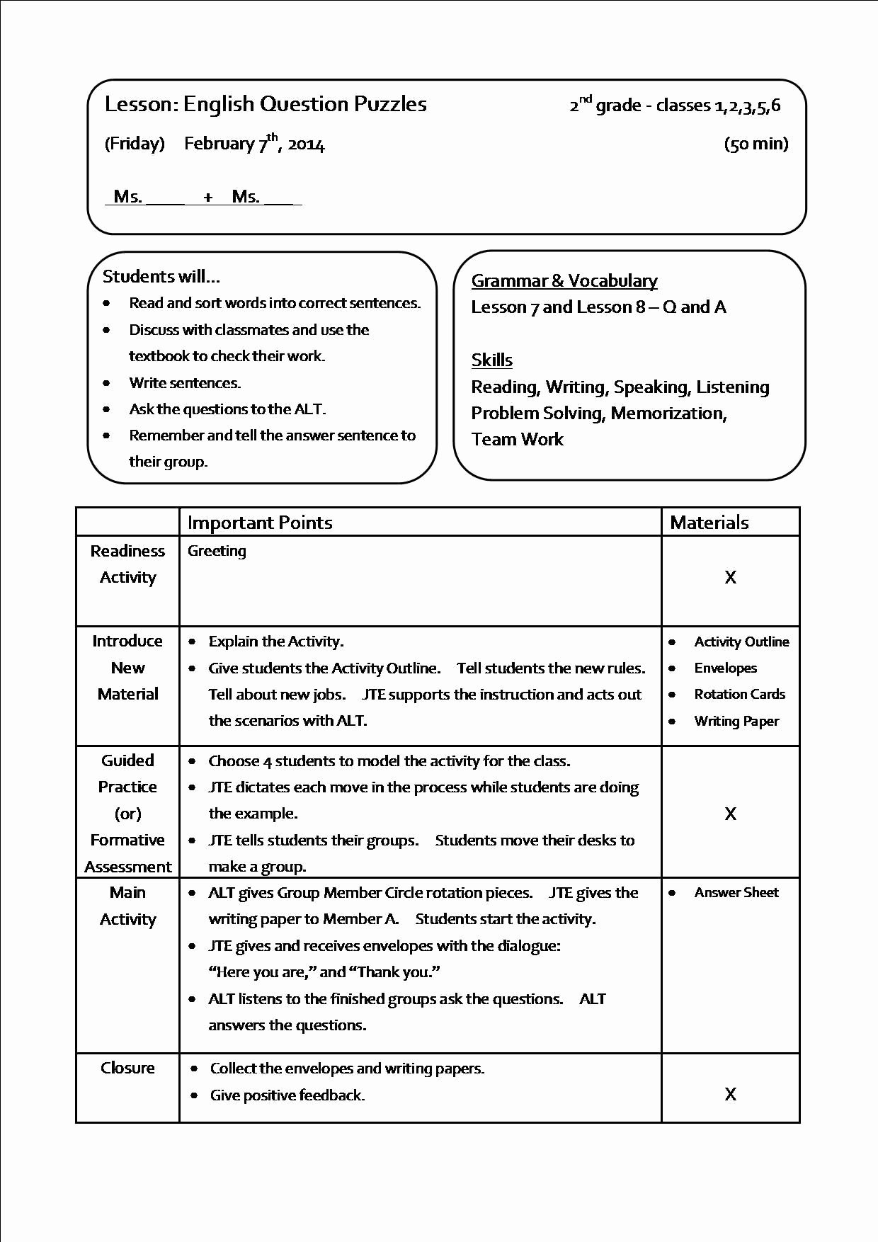 Write Lesson Plan Template Best Of Lesson Plan Sample Fotolip Rich Image and Wallpaper