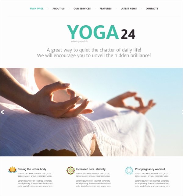 Yoga Class Plan Template Best Of 25 Yoga Website themes &amp; Templates