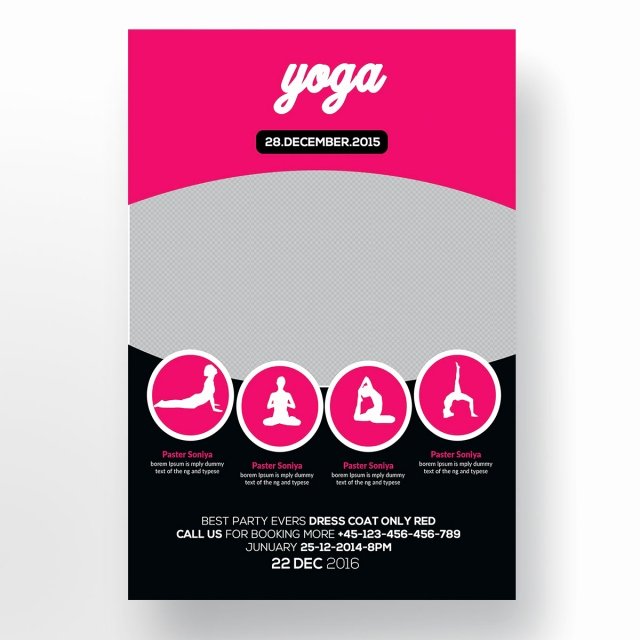 Yoga Class Plan Template Fresh Yoga Classes Flyer Template Template for Free Download On