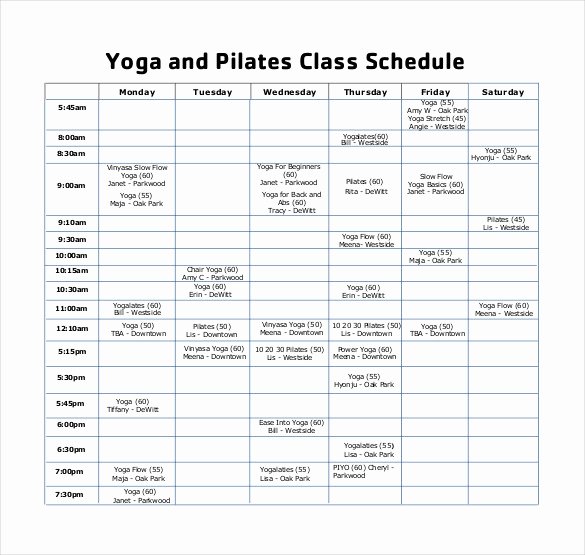 Yoga Class Plan Template Lovely Pilates Business Plan Template Backyard Method Physical
