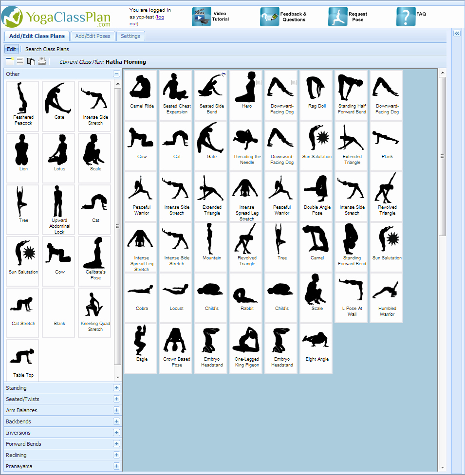 Yoga Class Planning Template Beautiful A Simple Point Click and Drag Yoga software tool Designed
