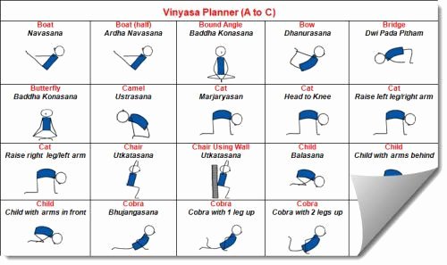 Yoga Class Planning Template Elegant Series De Power Vinyasa Yoga Poses Buscar Con Google