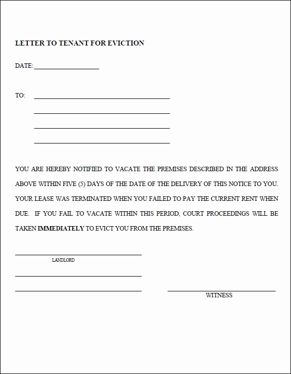 Alabama Eviction Notice Template Unique Eviction Notice Sample Free Printable Documents