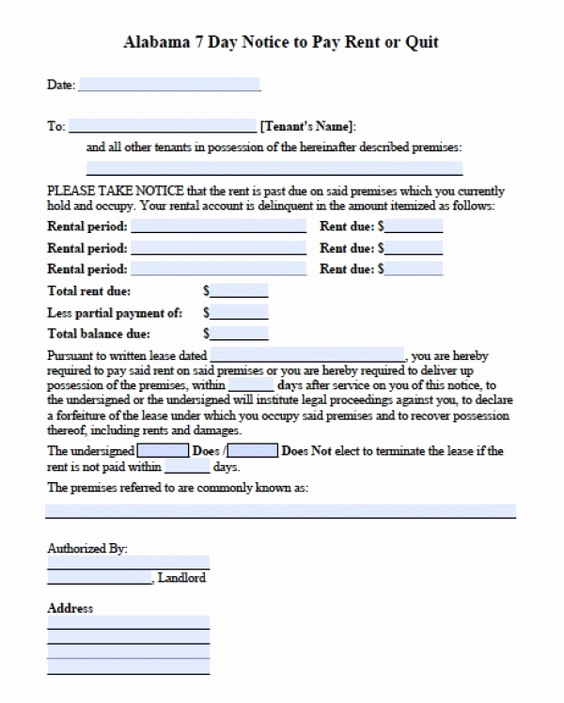 Alabama Eviction Notice Template Unique Pinterest • the World’s Catalog Of Ideas