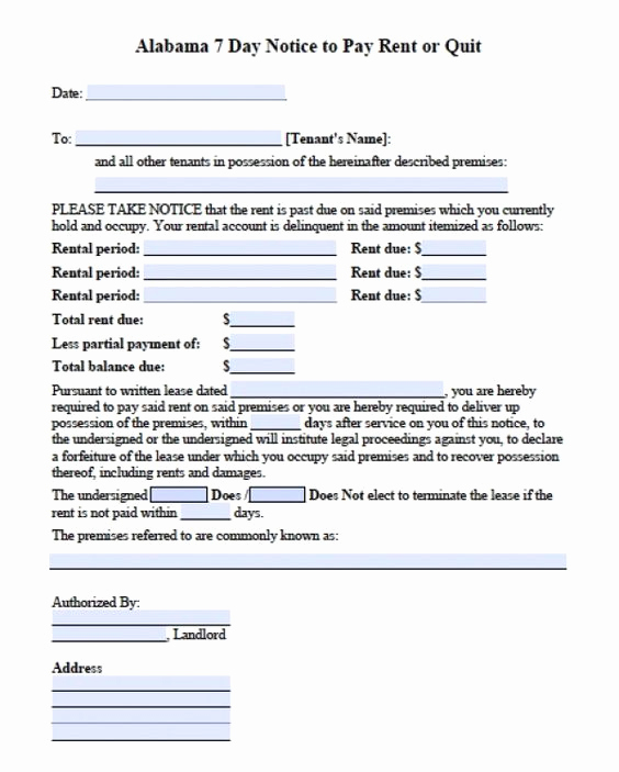 Alabama Eviction Notice Template Unique Pinterest • the World’s Catalog Of Ideas