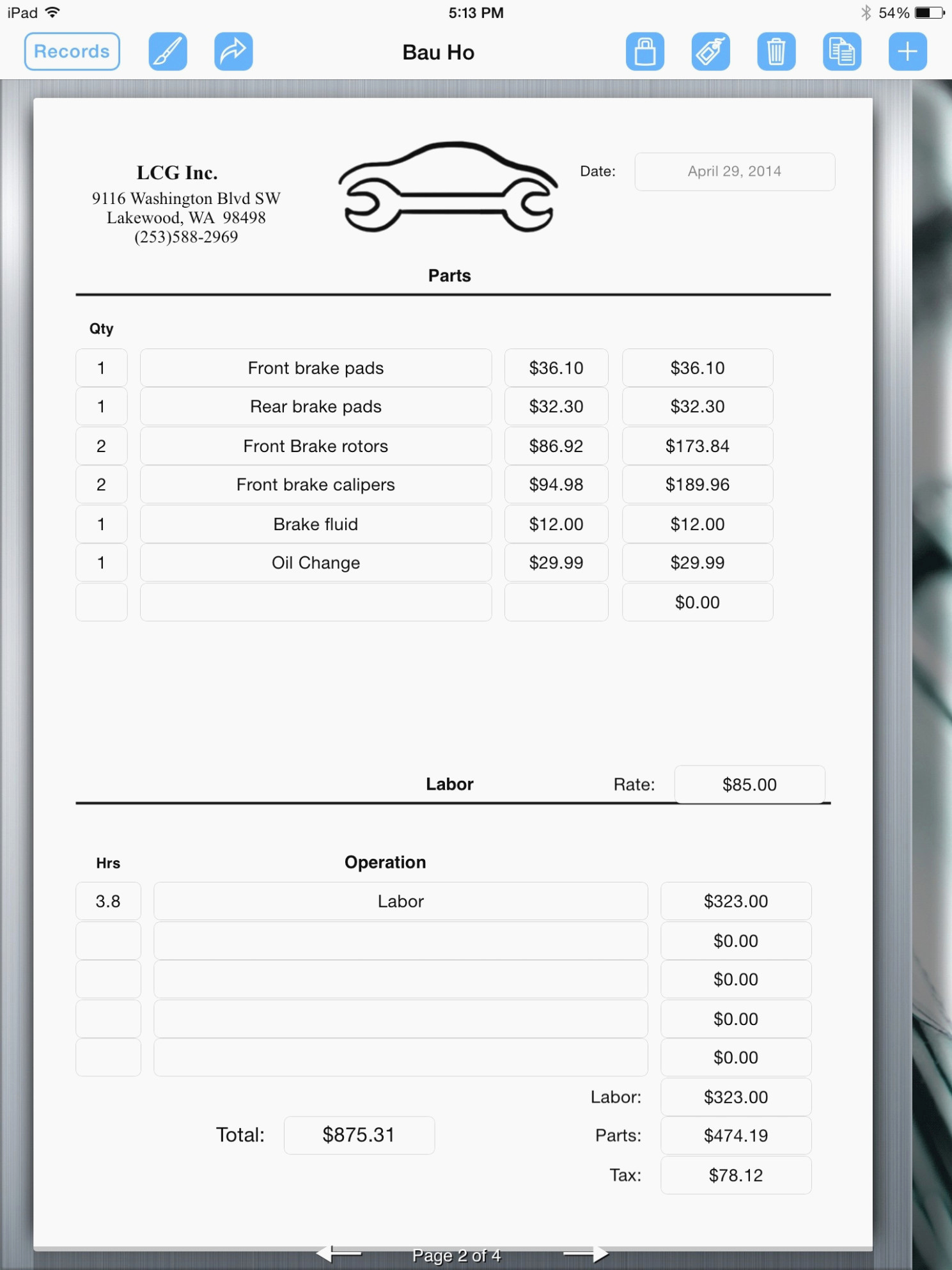 Auto Repair Invoice Template Free Inspirational How You Can attend Auto