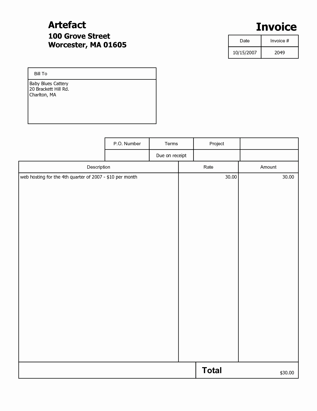 Auto Repair Invoice Template Free Inspirational Invoice Template Pdf Free Download