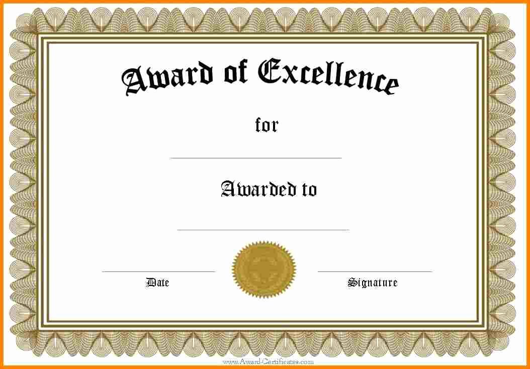 Award Certificate Template Free Download Fresh Free Certificate Design Templates