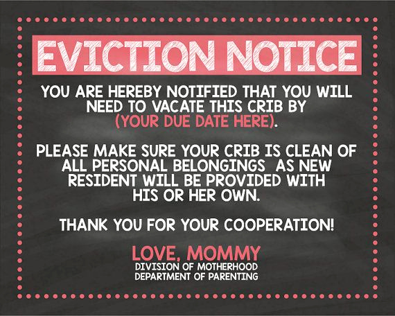 Baby Eviction Notice Template Best Of Pin On Digital Prints