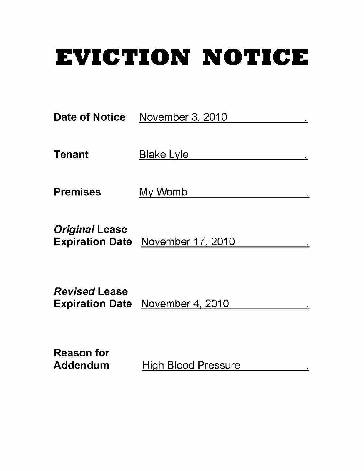 Baby Eviction Notice Template New Does This Count as A Baby Book E Hundred Three It S